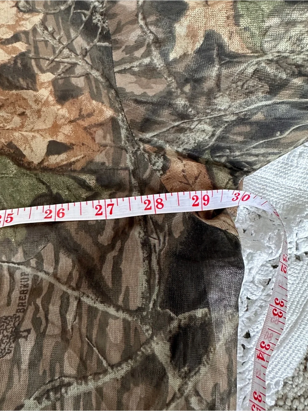 Vtg 90s Bug Out Mesh Camo Hunting Jacket XL Made in USA Mosquito Protection Y2K